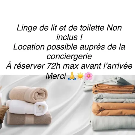 Nala Avec Terrasse, Parking Privatif, Piscine Dans , Wifi, Menage Compris