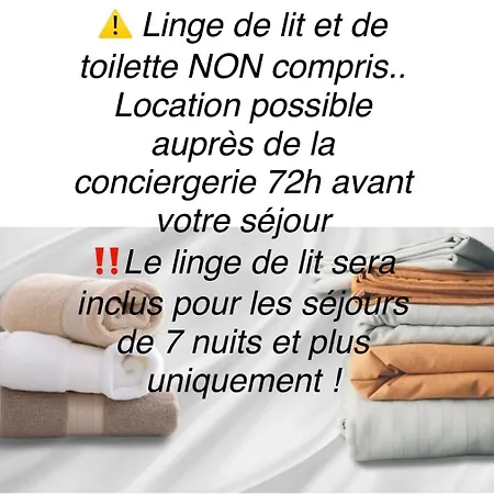 Appartamento Du Port Avec Terrasse, Parking Privatif, Piscine Dans Résidence , Wifi, Ménage Compris *